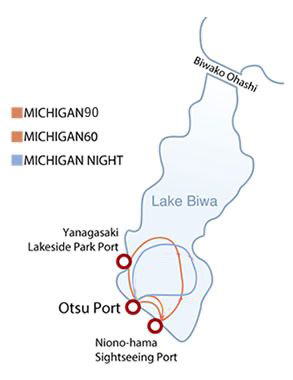 MICHIGAN CRUISE map