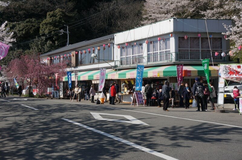 海津大崎の売店