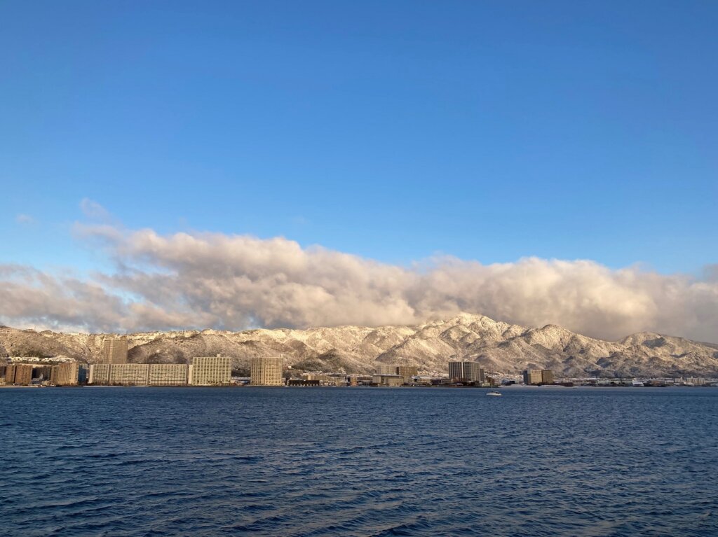 比叡山の雪景色